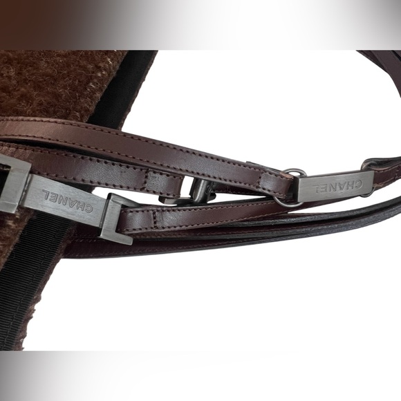 Chanel brown wool tote - Picture 6 of 10